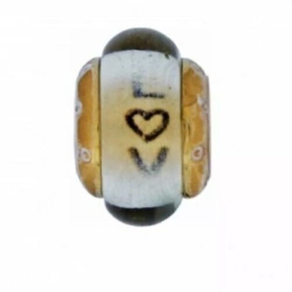 Brighton Gold Transparent Love Charm Retired Brand New